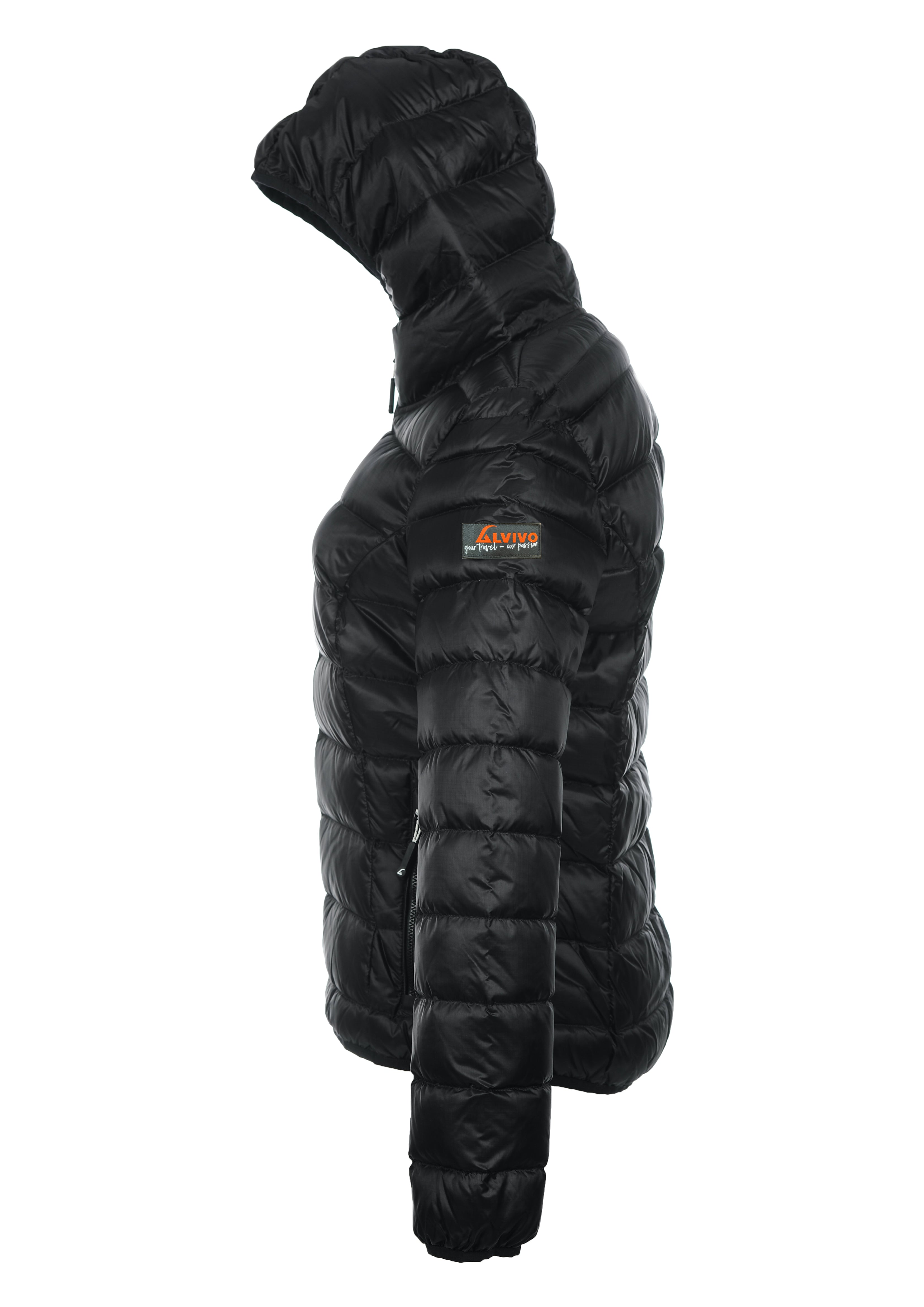 Alvivo Belfast Daunenjacke Schwarz/Schwarz