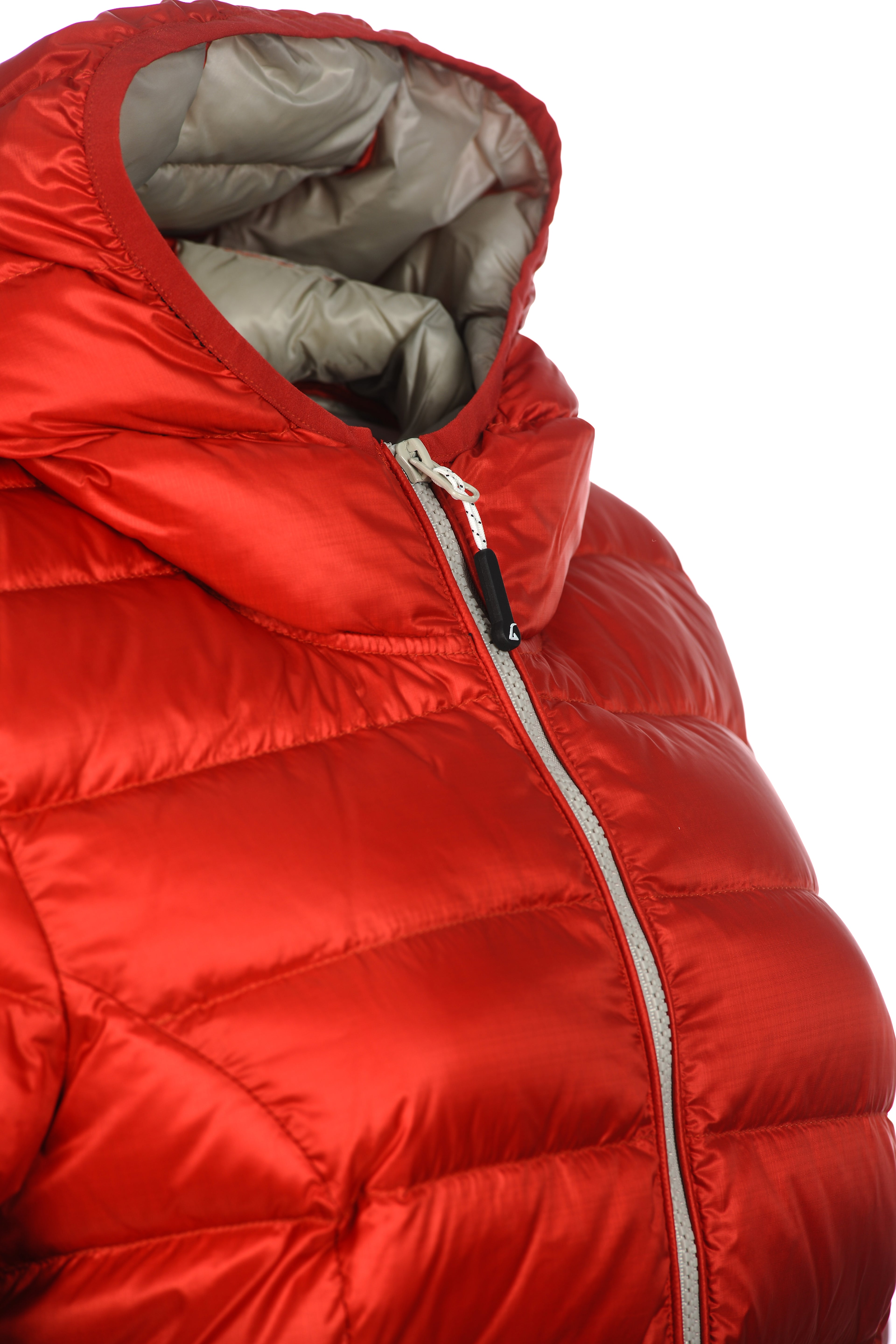 Alvivo Belfast Daunenjacke Rot/Grau