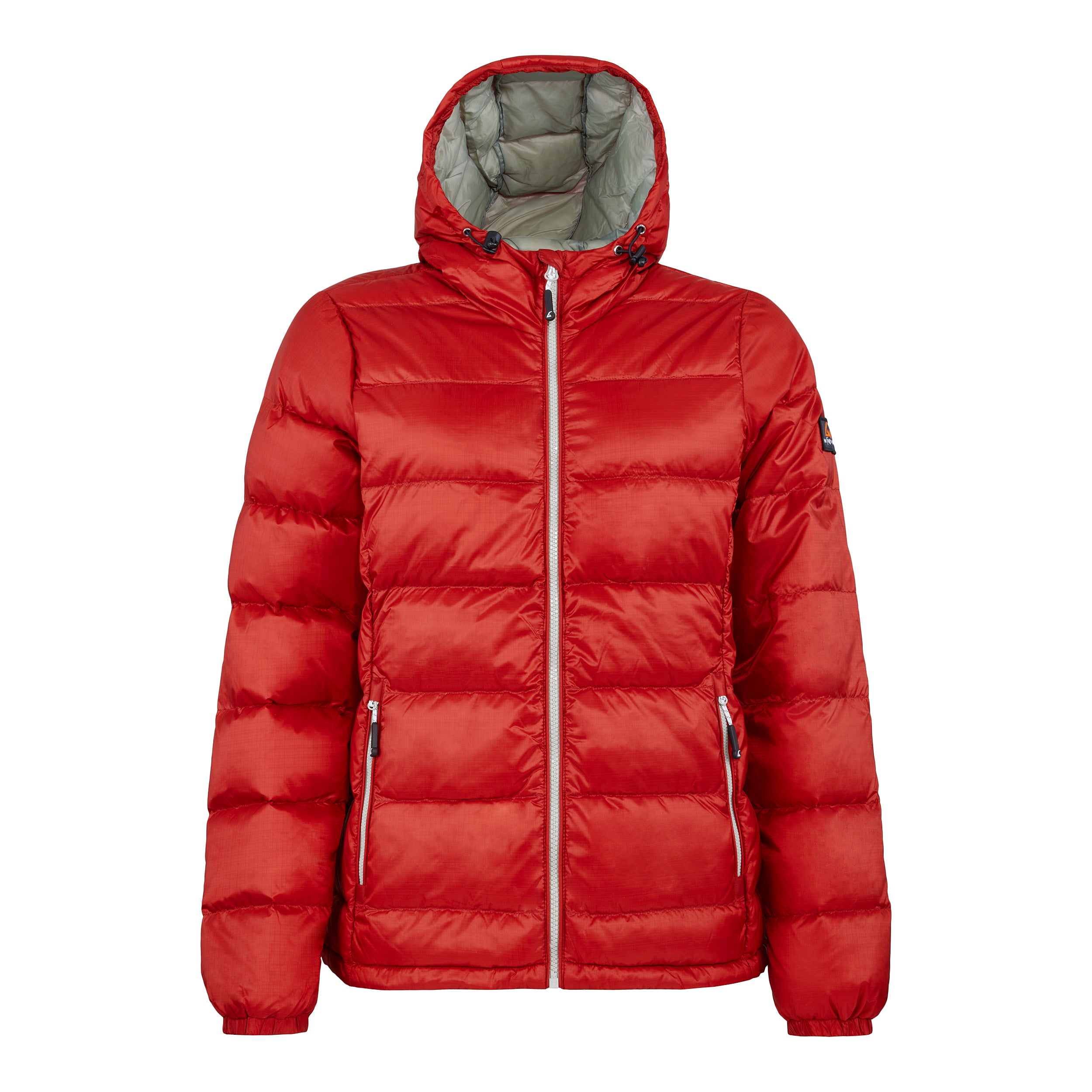 Alvivo Astana Daunenjacke Rot/Grau