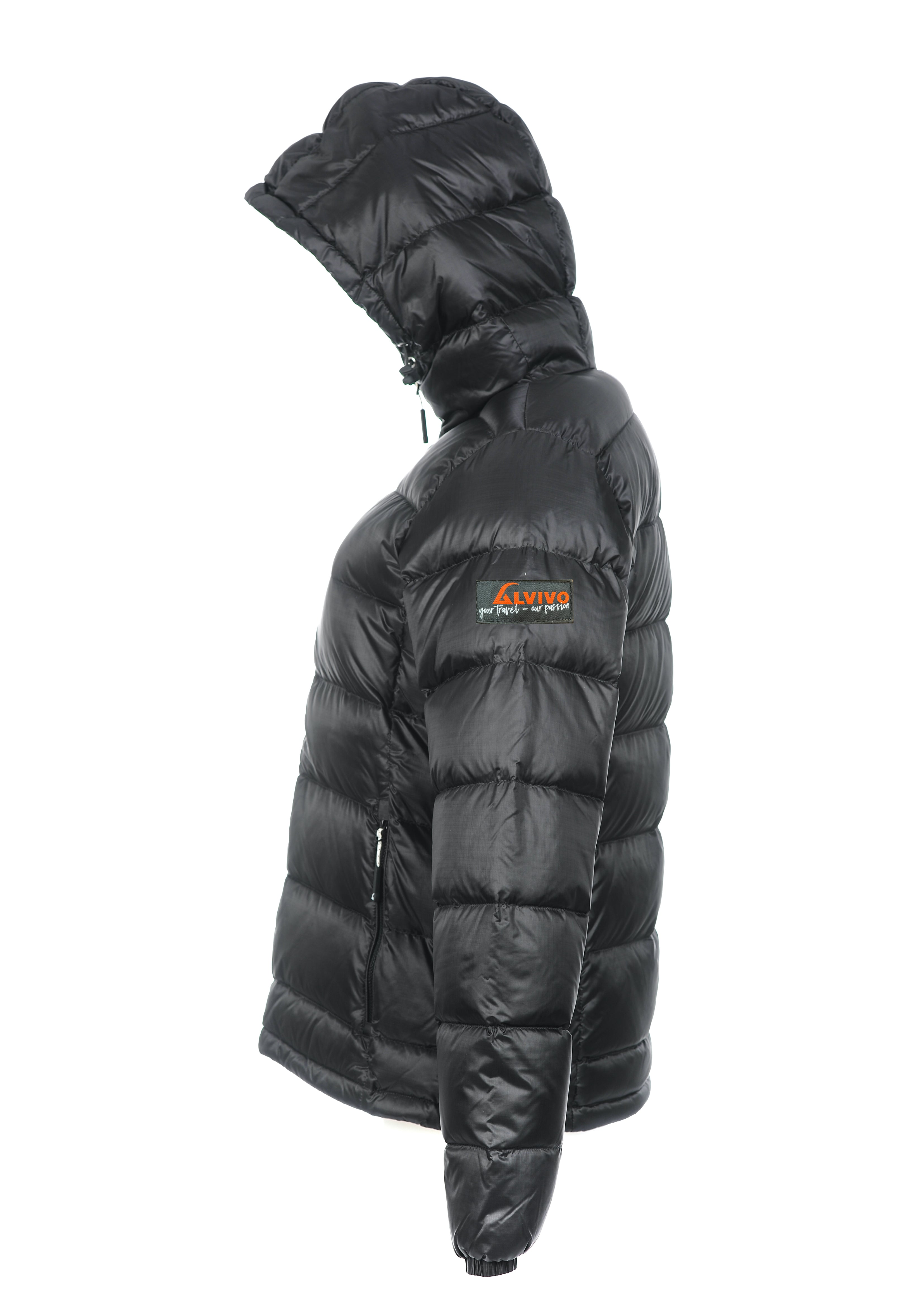 Alvivo Astana Daunenjacke Schwarz/Schwarz 