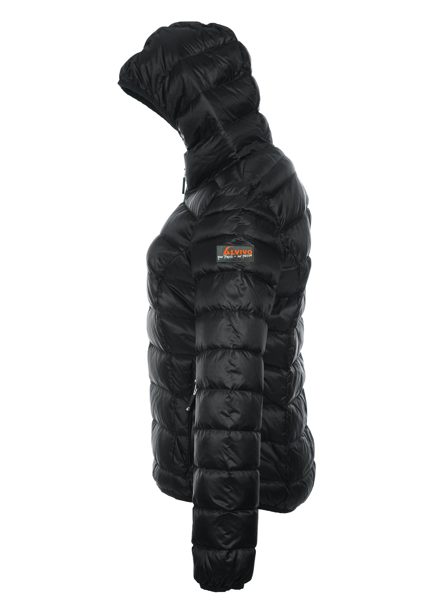 Alvivo Belfast Daunenjacke Schwarz/Schwarz 