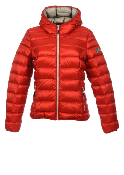 Alvivo Belfast Daunenjacke Rot/Grau 