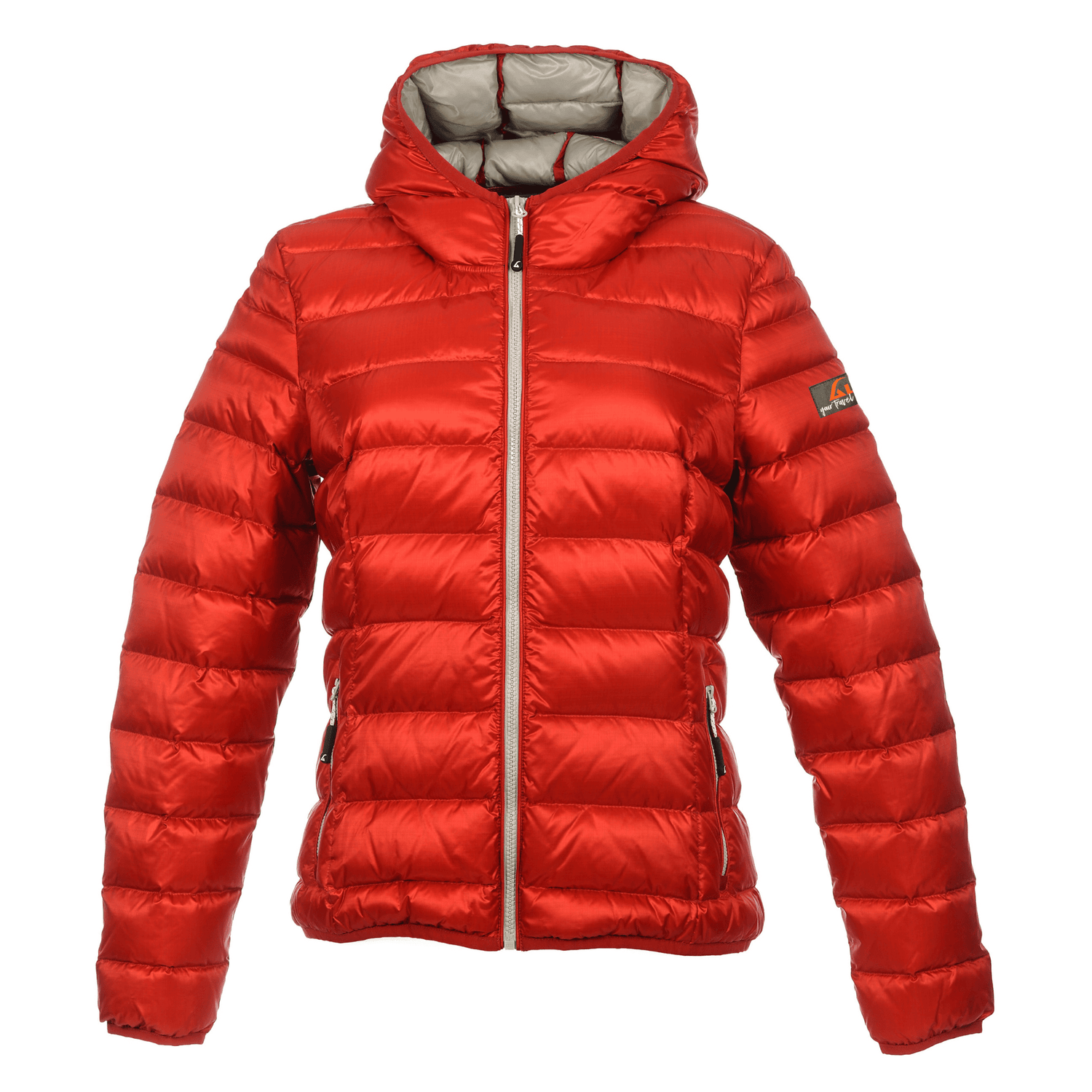 Alvivo Belfast Daunenjacke Rot/Grau 