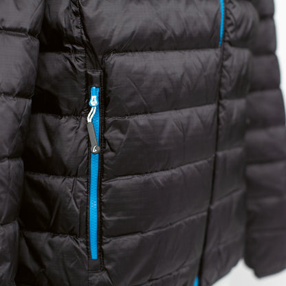 Alvivo Belfast Daunenjacke Schwarz/Türkis 