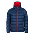 Alvivo Nuuk Daunenjacke blau/rot 