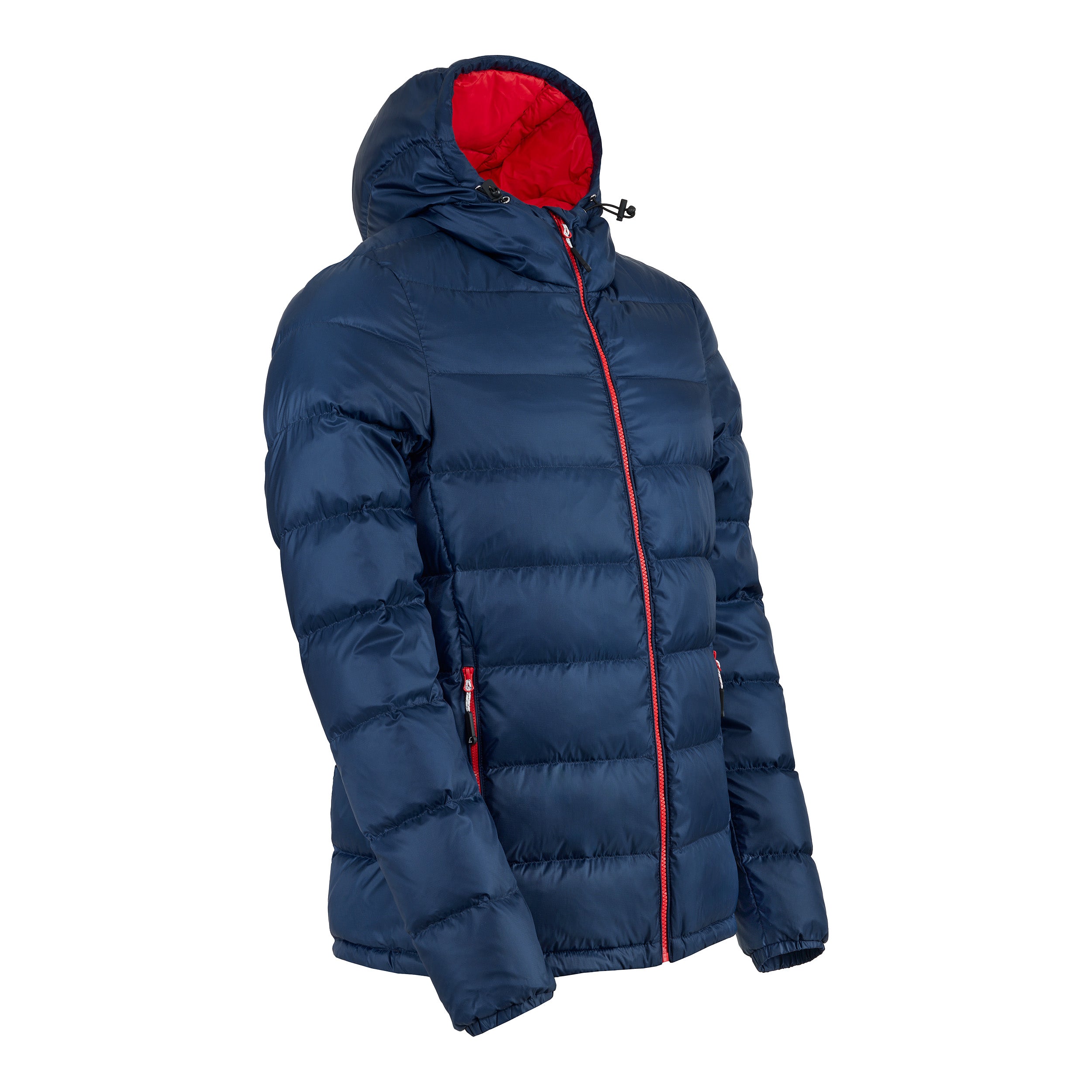 Alvivo Nuuk Daunenjacke blau/rot 