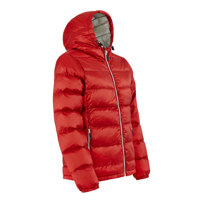 Alvivo Astana Daunenjacke Rot/Grau 